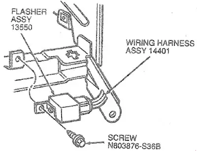 Ford Taurus (1985-1991) - Sicherungskasten