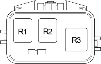 Toyota Ipsum (2001-2009) Sicherungs- und Relaiskasten