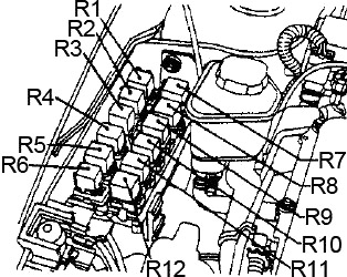 Nissan Sentra (1995-1999) - Sicherungskasten