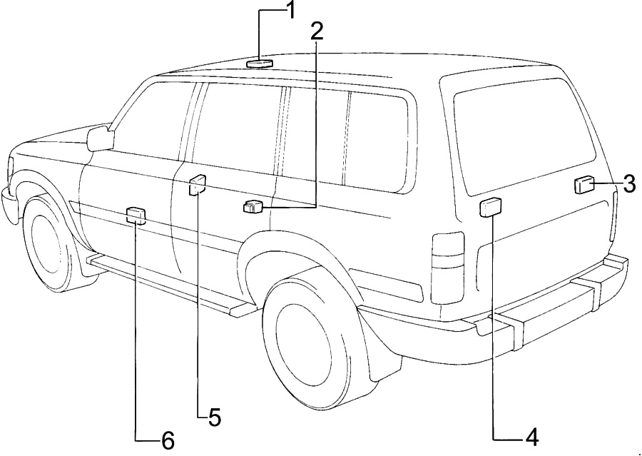 Toyota Land Cruiser 80 J80 (1990-1997) - Sicherungskasten