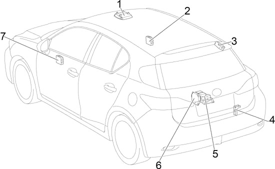 Lexus CT200h A10 (2011-2017) - Sicherungskasten