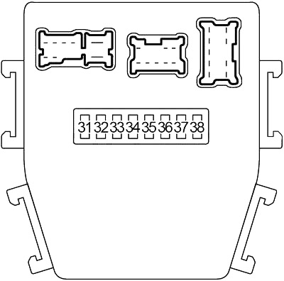 Infiniti Q45 (2002-2006) - Sicherungskasten